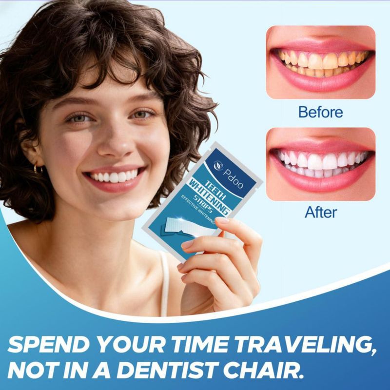 Tiras Blanqueadoras Pdoo para Dientes Sensibles - 22 Tratamientos