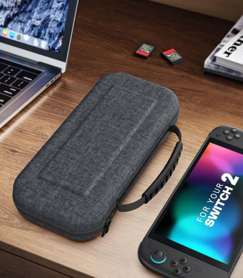 Estuche de transporte MoKo para Nintendo Switch 2 con 10 ranuras