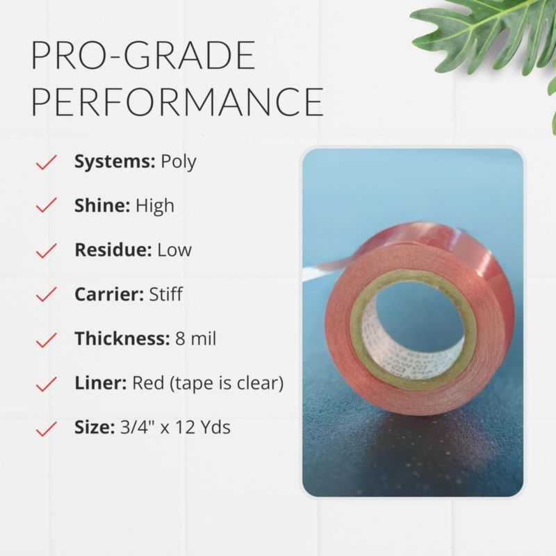 Cinta Adhesiva Walker Tape Sensi‑Tak 3/4" x 12 yd Ultra Hold Transparente
