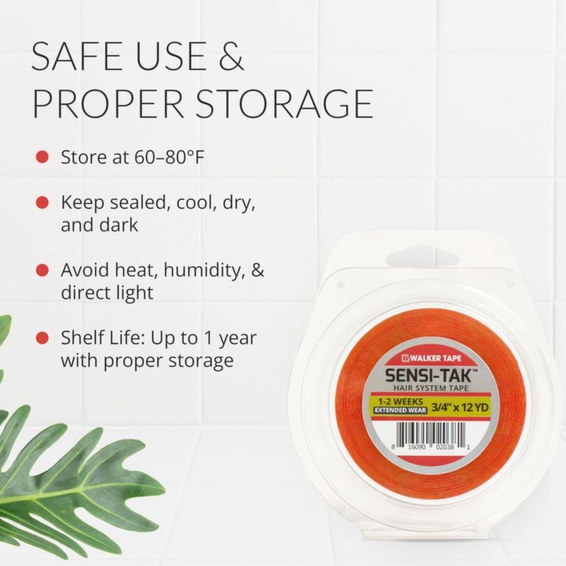 Cinta Adhesiva Walker Tape Sensi‑Tak 3/4" x 12 yd Ultra Hold Transparente