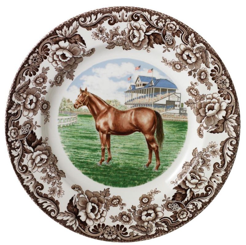 Plato de cena Spode 27 cm Caballo Pura Sangre