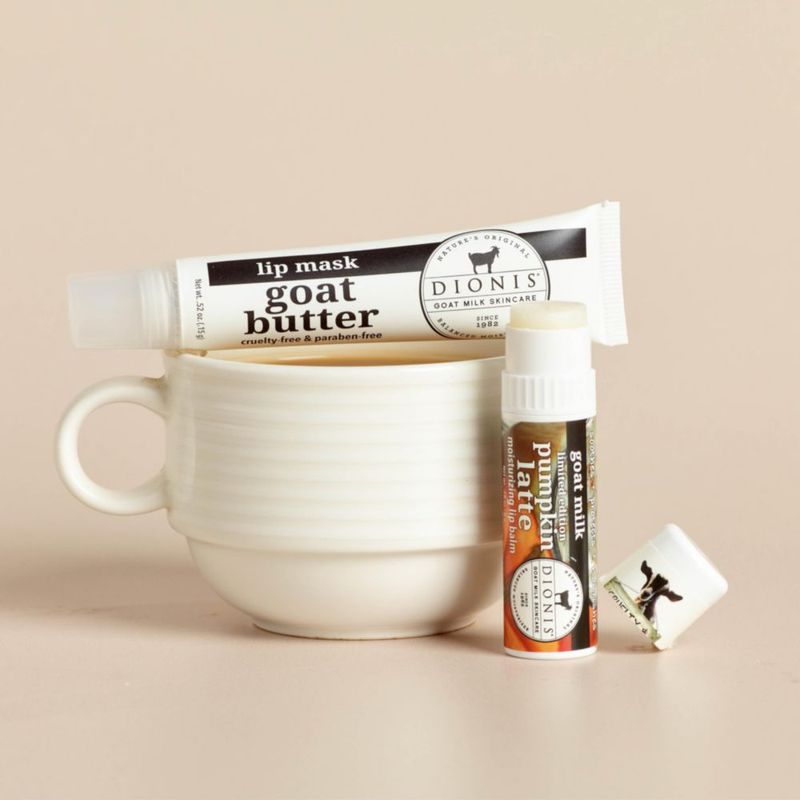 Set de Regalo de Bálsamo Labial y Mascarilla de Leche de Cabra Dionis – Pumpkin Latte