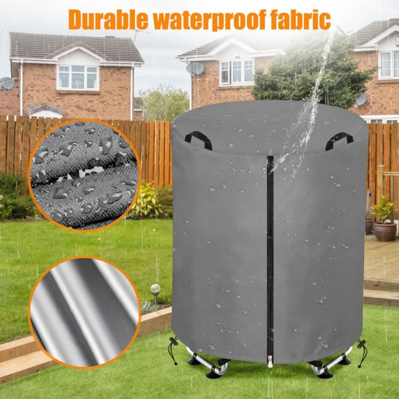 Cobertura para Trampolín WORUO 140 cm Resistente al Clima Gris