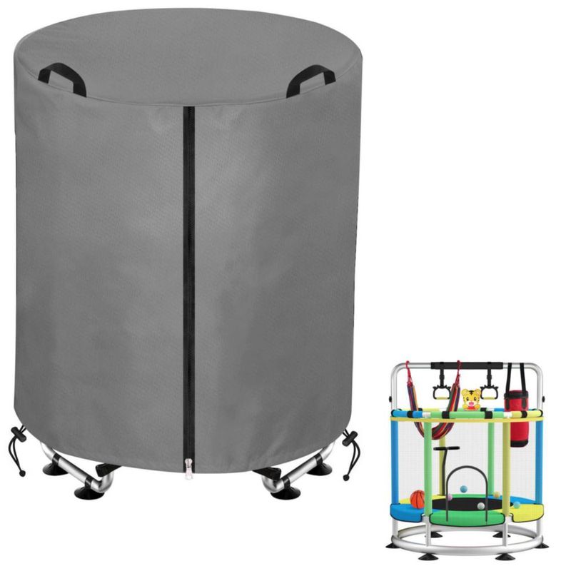 Cobertura para Trampolín WORUO 140 cm Resistente al Clima Gris