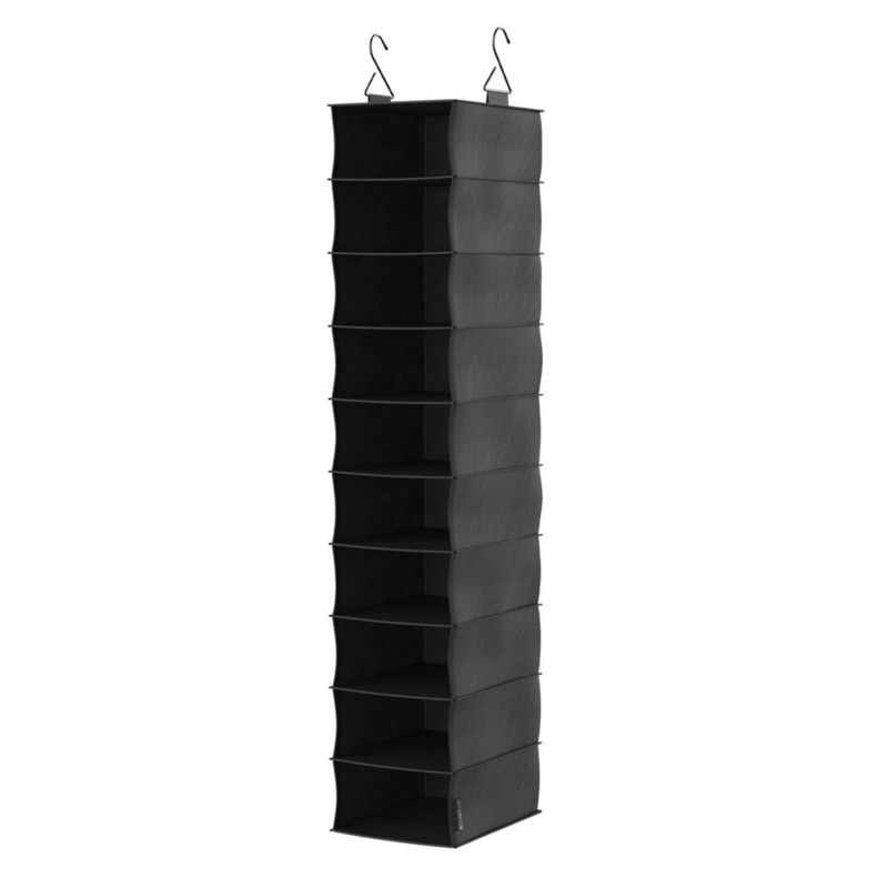 Estante de 10 niveles de tela negro carbón de ClosetMaid