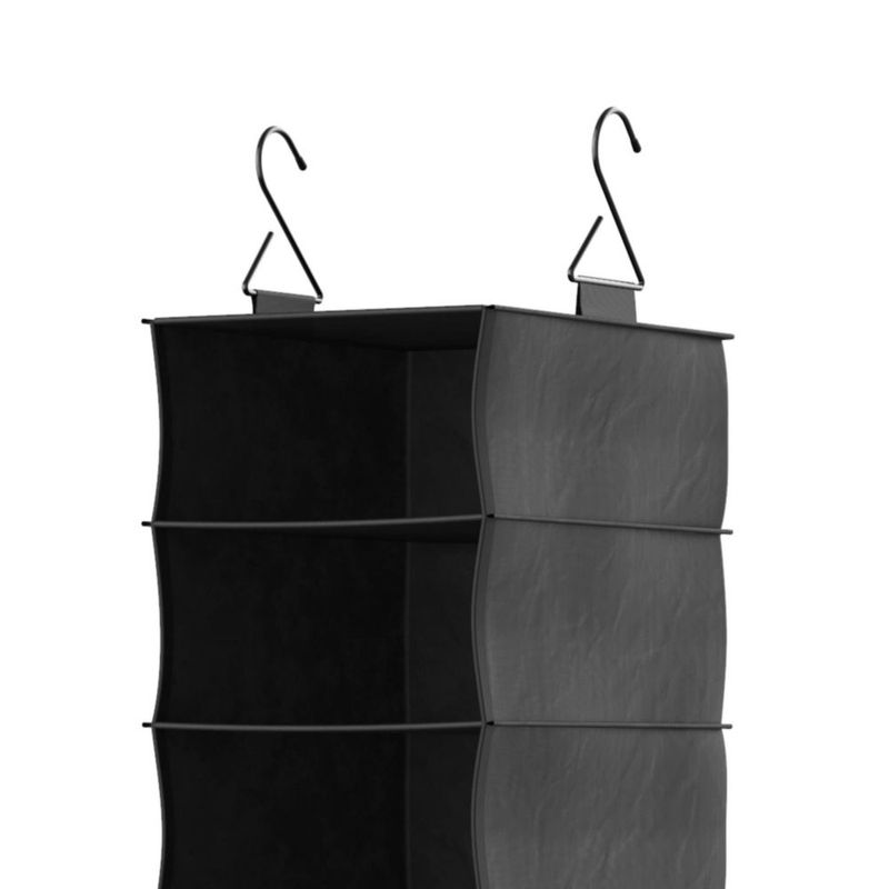 Estante de 10 niveles de tela negro carbón de ClosetMaid