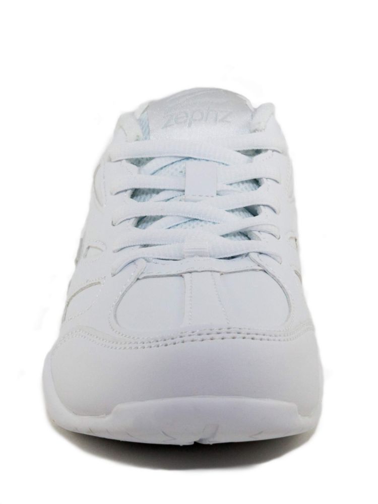 Zapato de porristas Zephz Zenith blanco para mujer