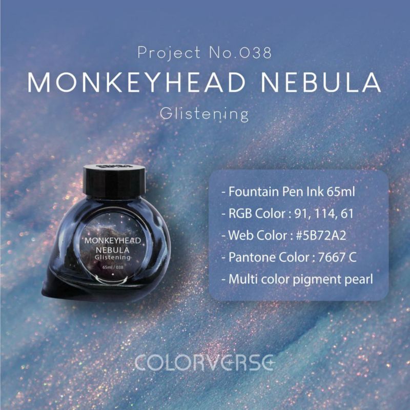 Tinta líquida Colorverse 65 ml Nebula Blue Shimmer