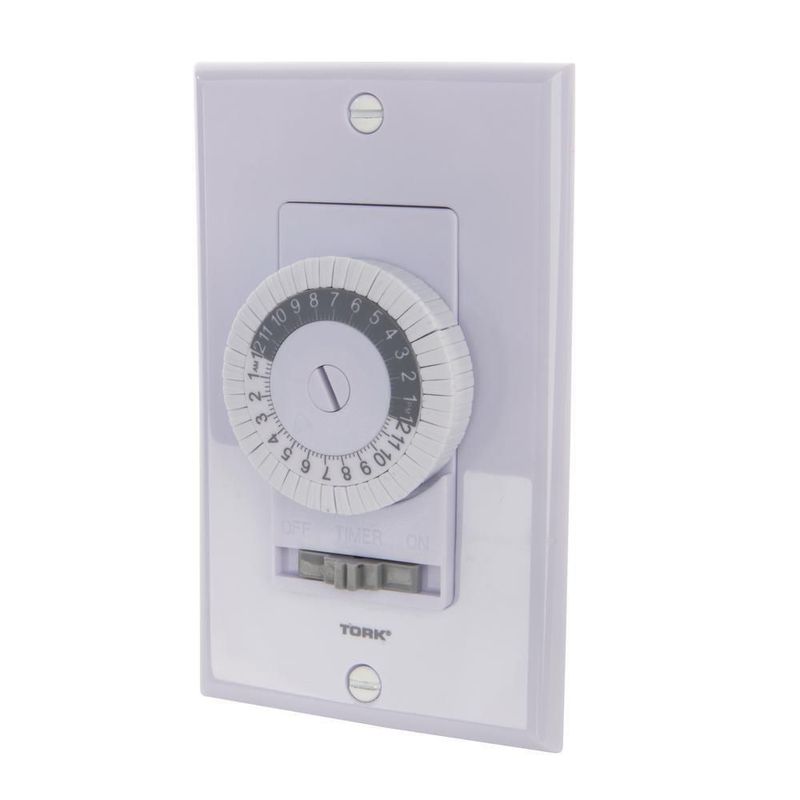 Temporizador mecánico de pared Tork 701B 24 horas 20 A blanco