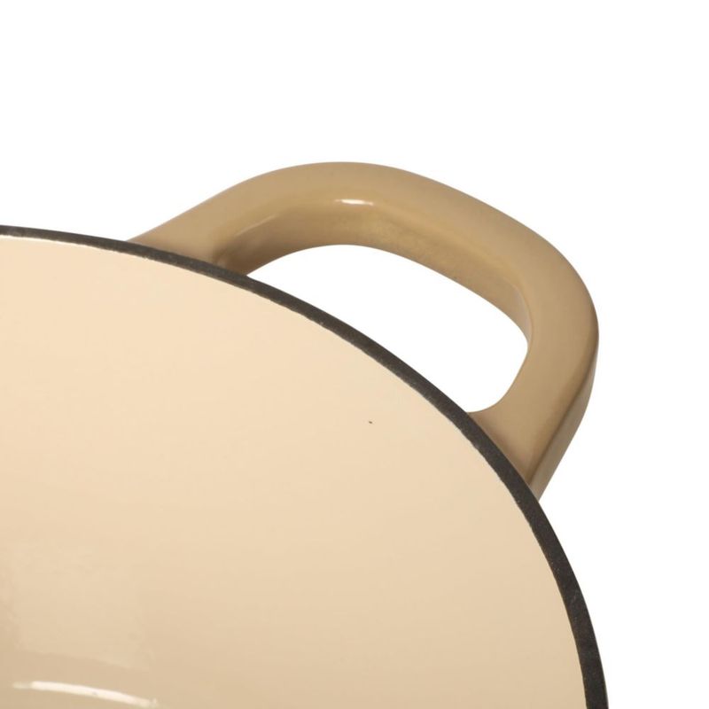 Olla Holandesa Crock-Pot de 5 L con Esmalte Degradado Color Topo
