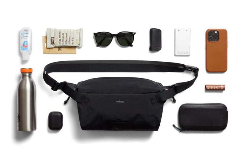 Riñonera Bellroy Lite Sling Negra 20 × 30 × 10 cm