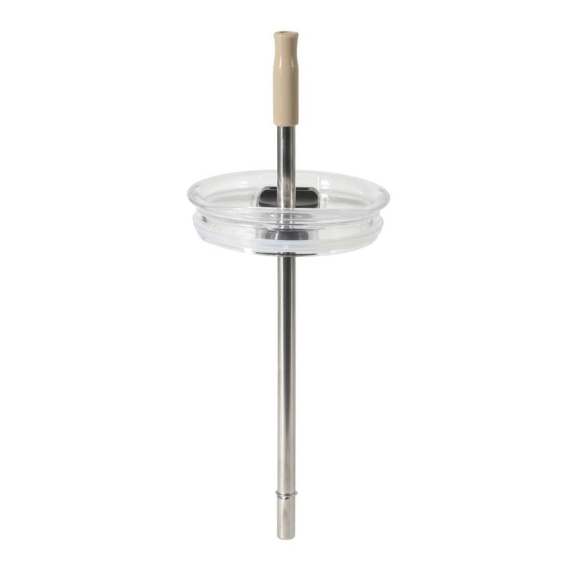 Vaso para Beber Mr. Coffee 650 ml color Taupe con sorbete y tapa