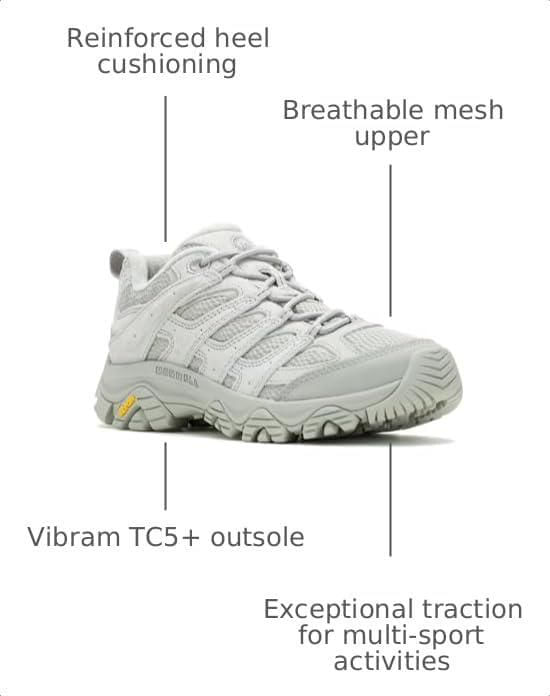 Zapatilla de senderismo Merrell Moab 3 para mujer Paloma talla 6.5