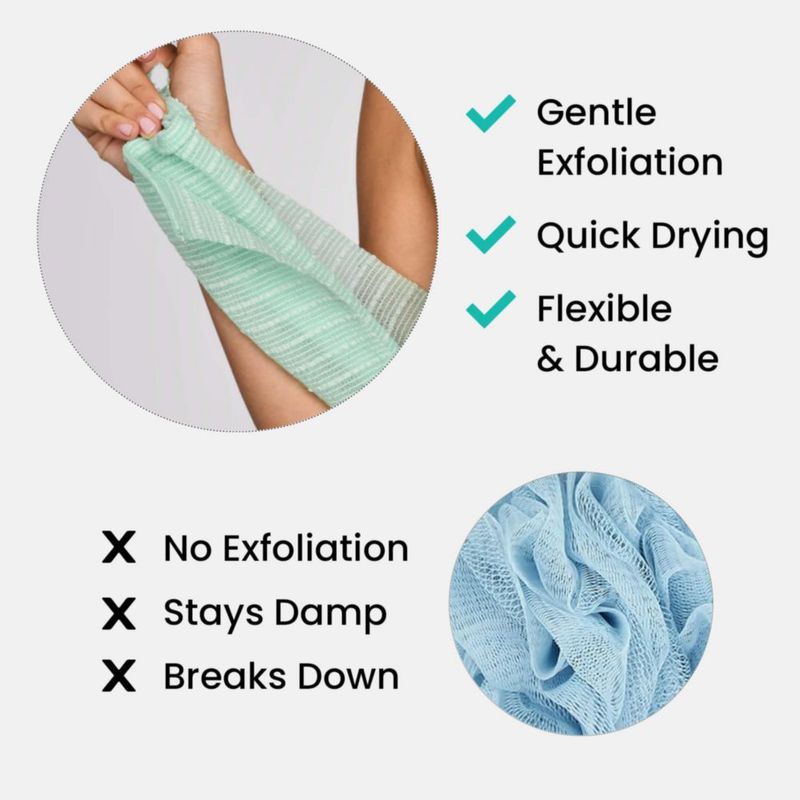 Dermasuri Paño Exfoliante Japonés para Cuerpo y Espalda 36 pulgadas