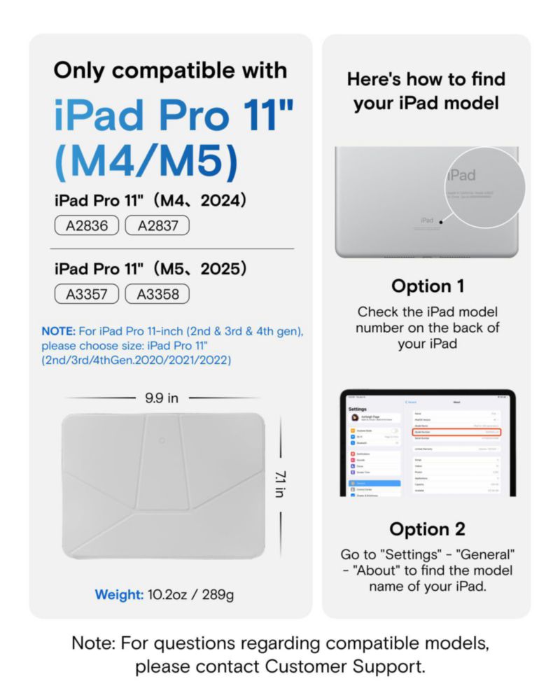 Funda MOFT Dynamic Folio para iPad 11" M5/M4 con protección de esquinas