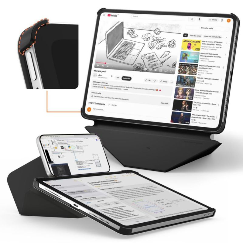 Funda MOFT Dynamic Folio para iPad 11" M5/M4 con protección de esquinas