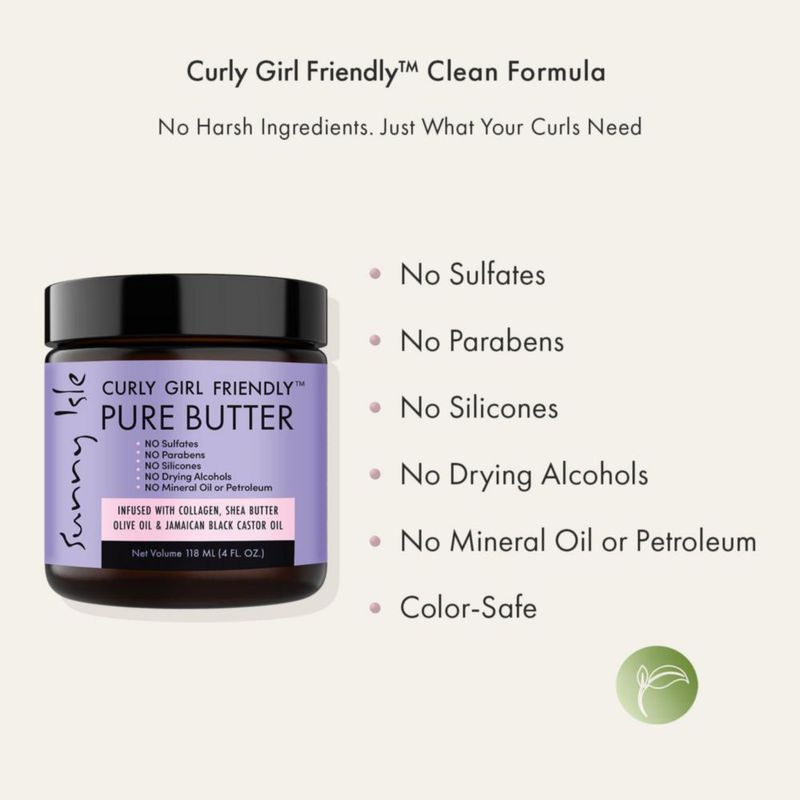 Mantequilla Capilar Sunny Isle 118 ml Apta para Curly Girl