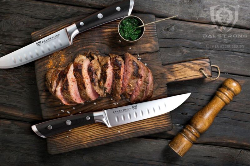 Juego de cuchillos para bistec Dalstrong 13 cm acero alemán (paquete de 4)