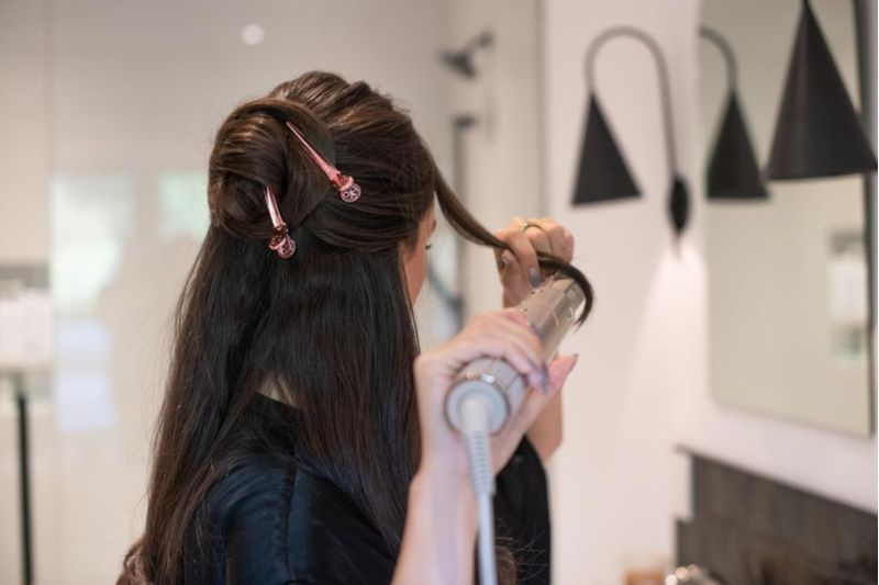 FRAMAR Pinzas de Metal en Oro Rosa para Peinar y Seccionar el Cabello