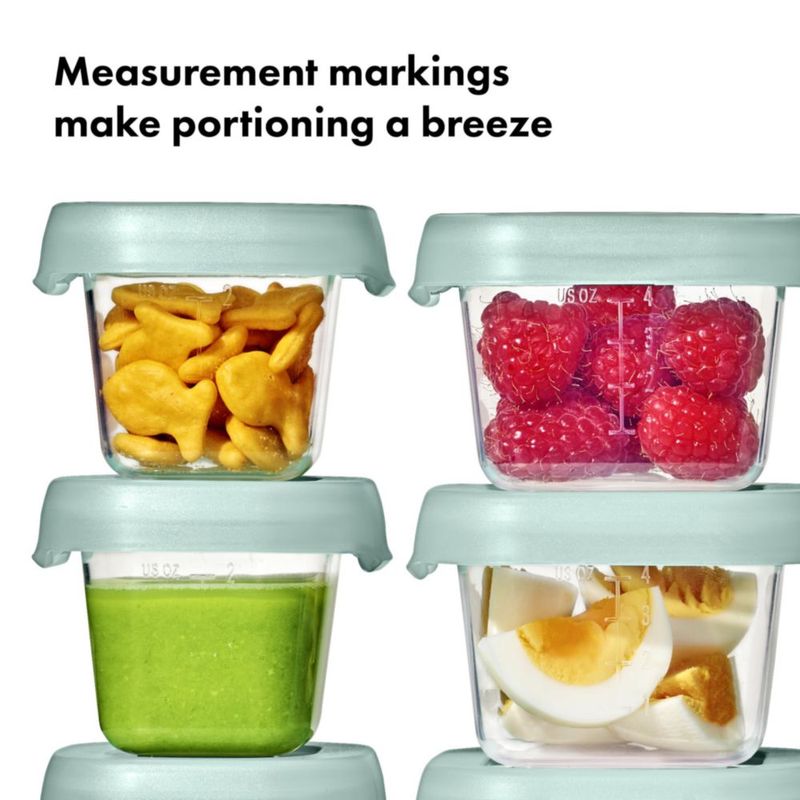 Set de 12 bloques para almacenar alimentos para bebé OXO Tot