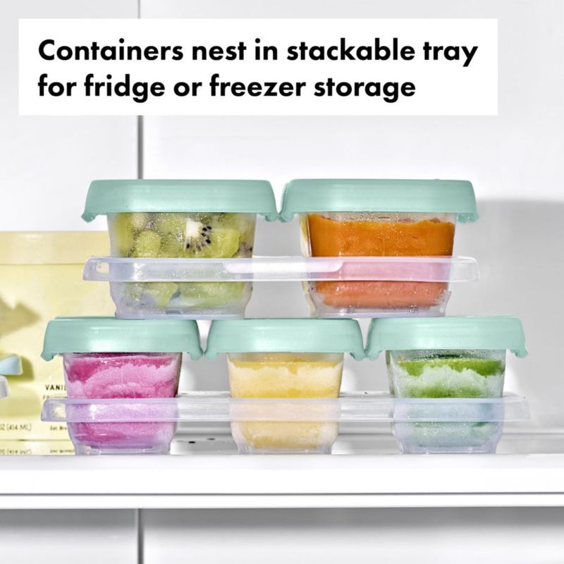 Set de 12 bloques para almacenar alimentos para bebé OXO Tot
