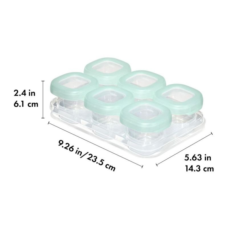 Set de 12 bloques para almacenar alimentos para bebé OXO Tot