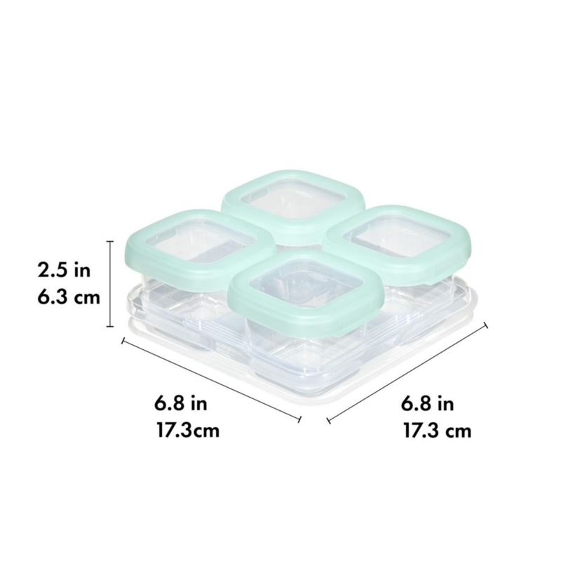 Set de 12 bloques para almacenar alimentos para bebé OXO Tot