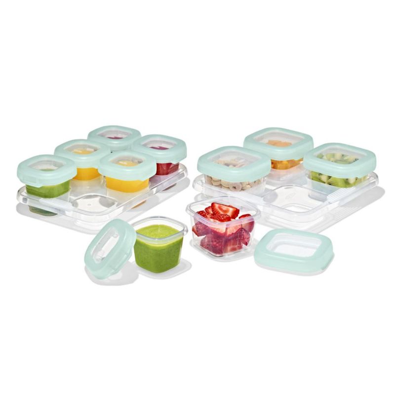 Set de 12 bloques para almacenar alimentos para bebé OXO Tot