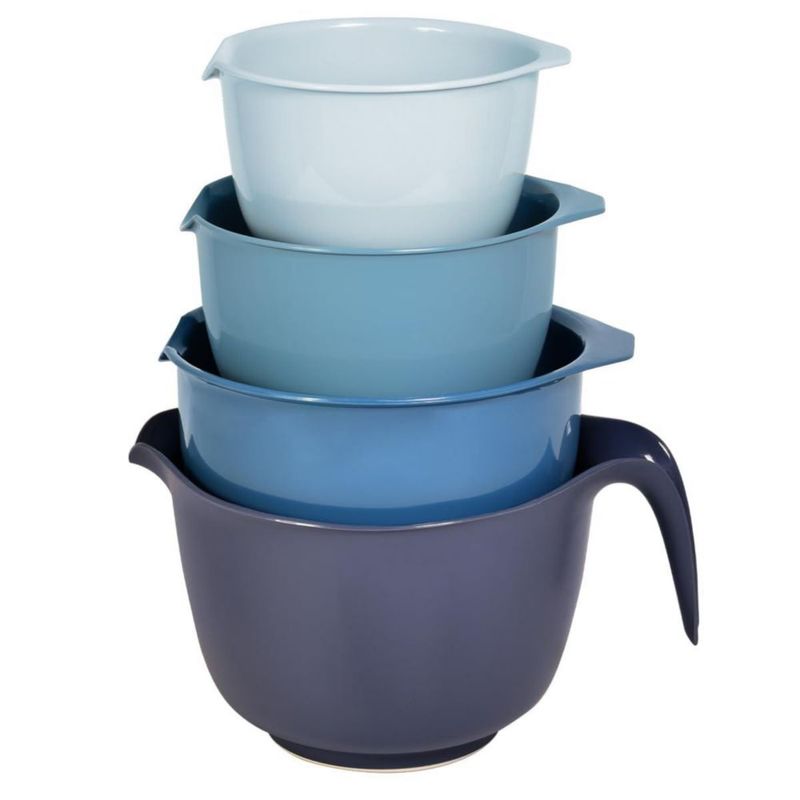 Juego de 4 tazones para mezclar Glad - 1.2‑3 cuartos - azul