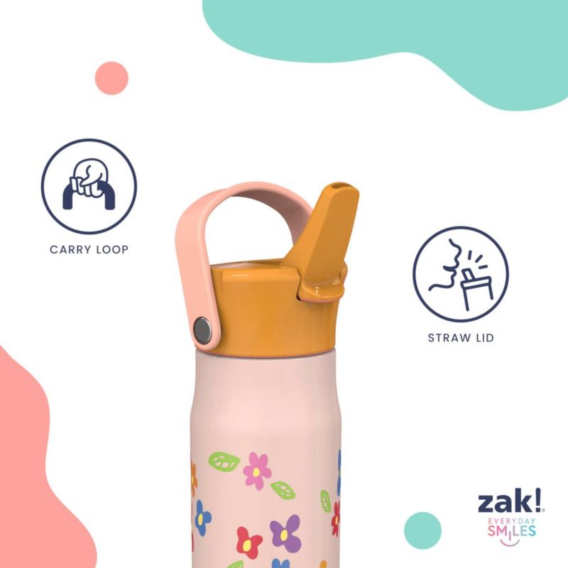 BOTELLA Zak Designs 400 ml Acero Inoxidable a Prueba de Fugas