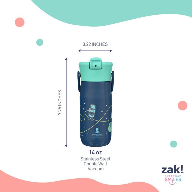 BOTELLA Zak Designs 400 ml Acero Inoxidable a Prueba de Fugas
