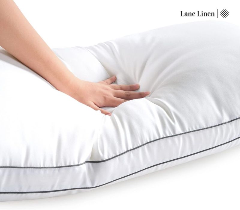 Almohada LANE LINEN 51x66 cm Pack de 12 - Blanco - Alternativa al plumón