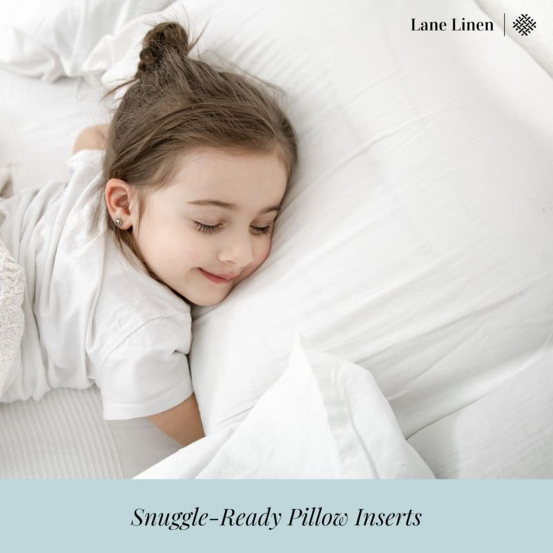 Almohada LANE LINEN 51x66 cm Pack de 12 - Blanco - Alternativa al plumón
