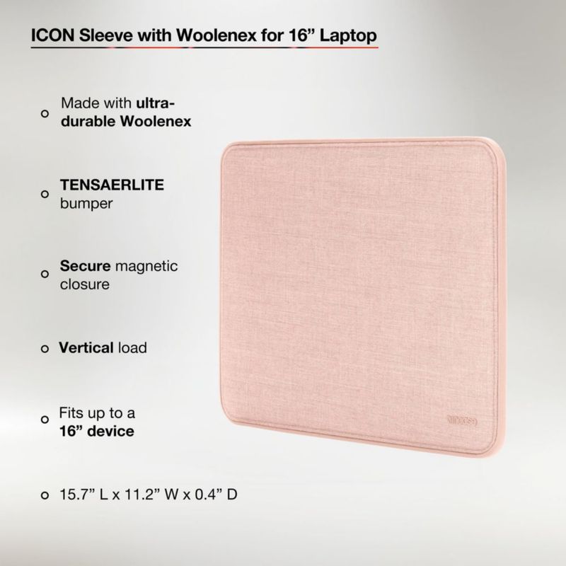 Funda para portátil Incase para MacBook Pro 16" 2019 rosa