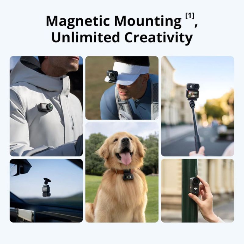 Cámara de video DJI Osmo Nano 128 GB 4K con soporte para coche (combo)