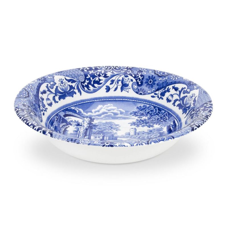 Juego de 4 cuencos de cereal Spode 16 cm Azul Italiano