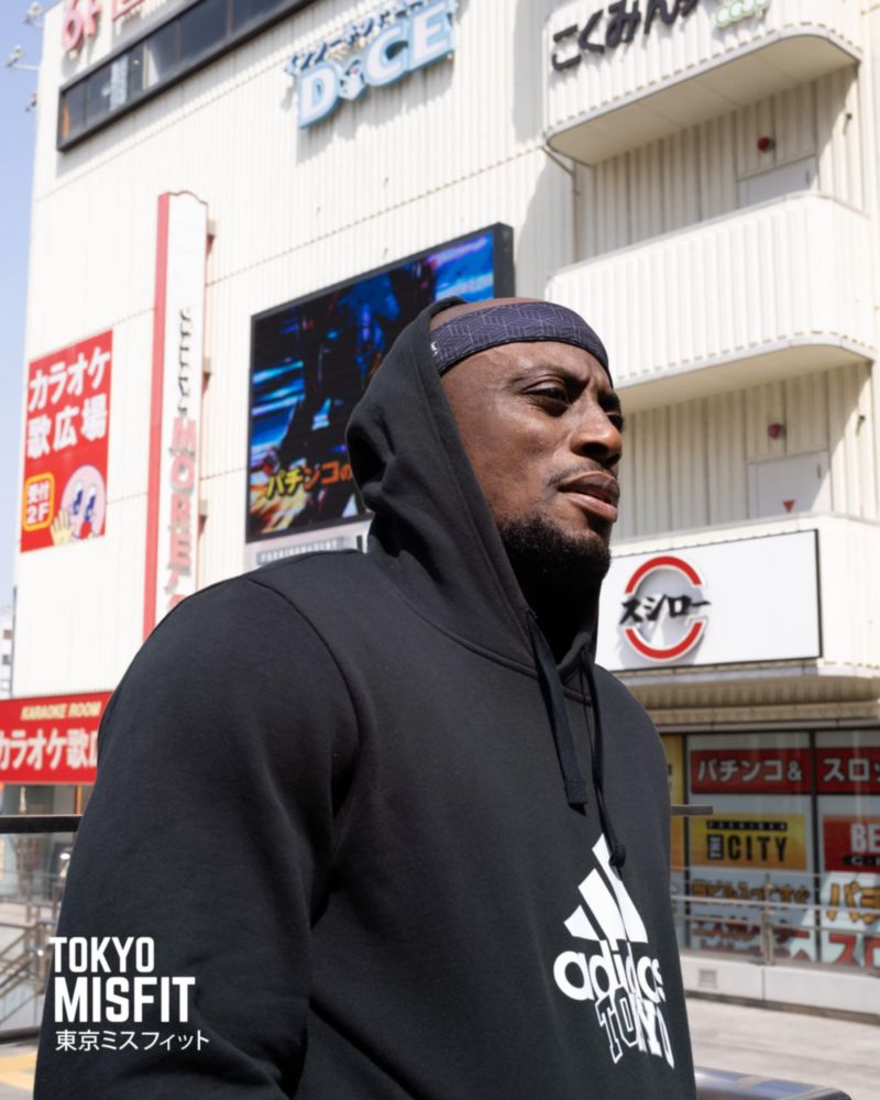 Banda para sudor Tokyo Misfit 48 cm Cubo‑Negro