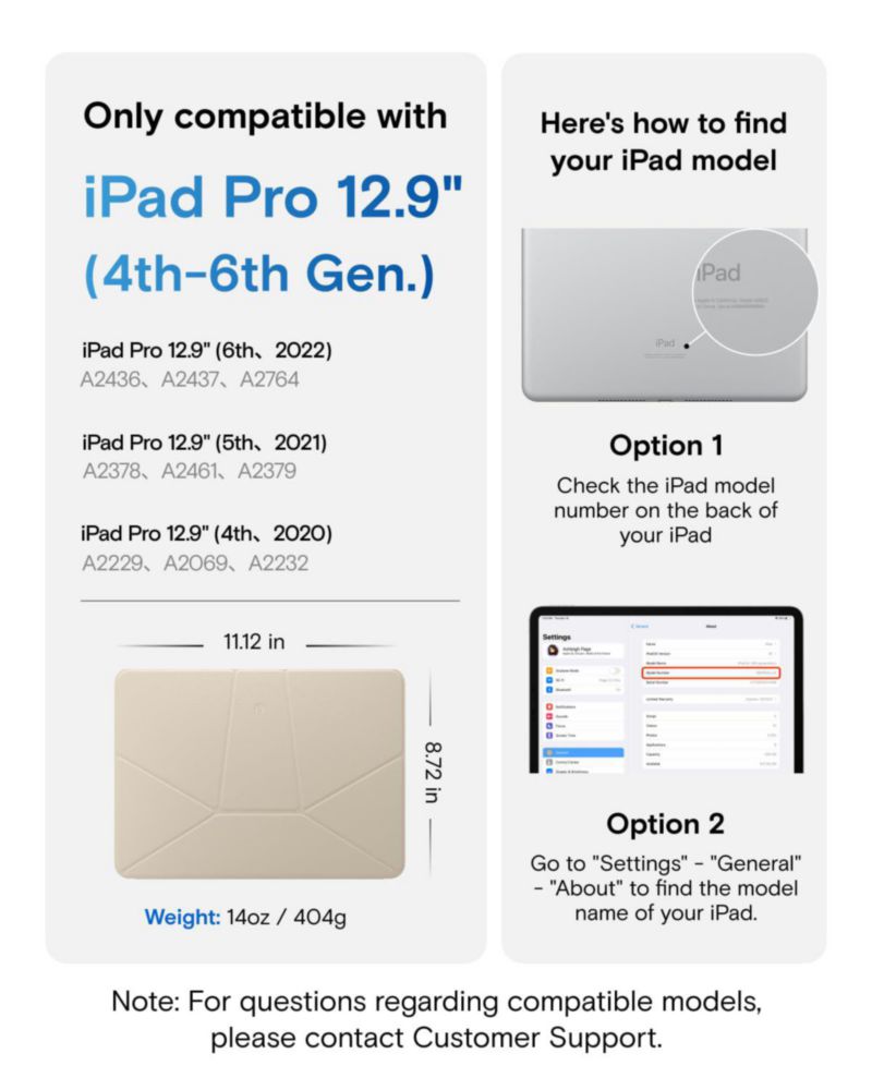 Funda MOFT Dynamic Folio para iPad Pro 12.9" (6ª 5ª y 4ª generación)