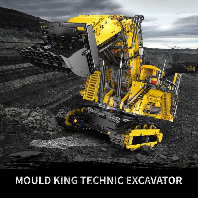 Kit de Construcción Mould King 17070 Excavadora RC 4767 piezas