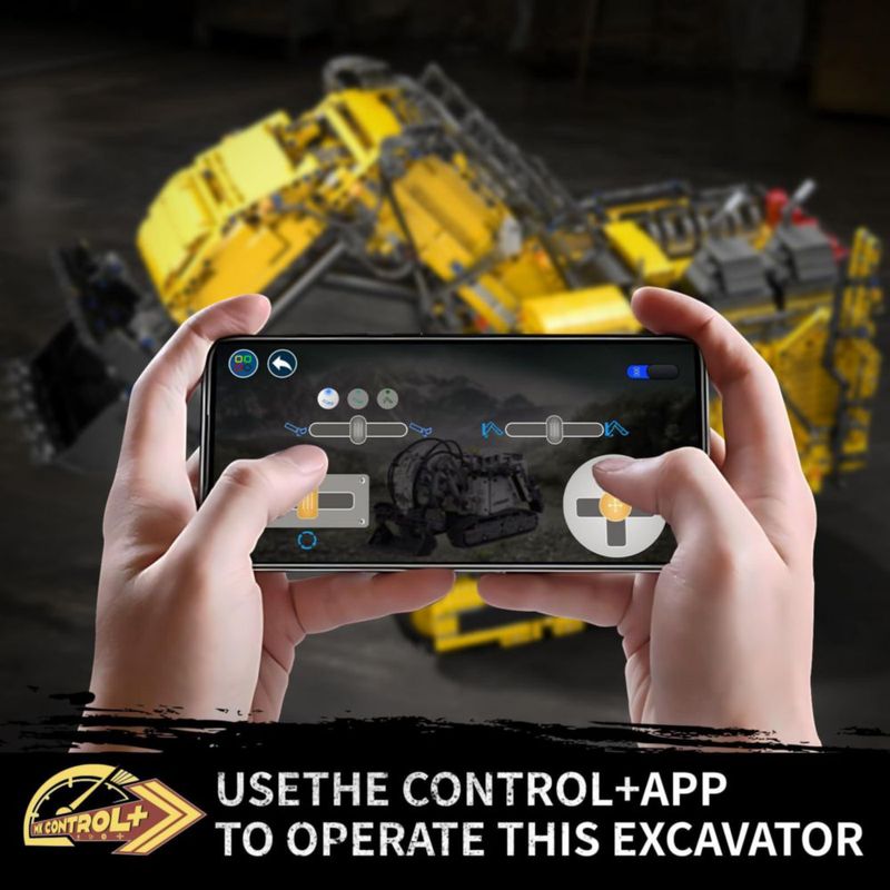 Kit de Construcción Mould King 17070 Excavadora RC 4767 piezas