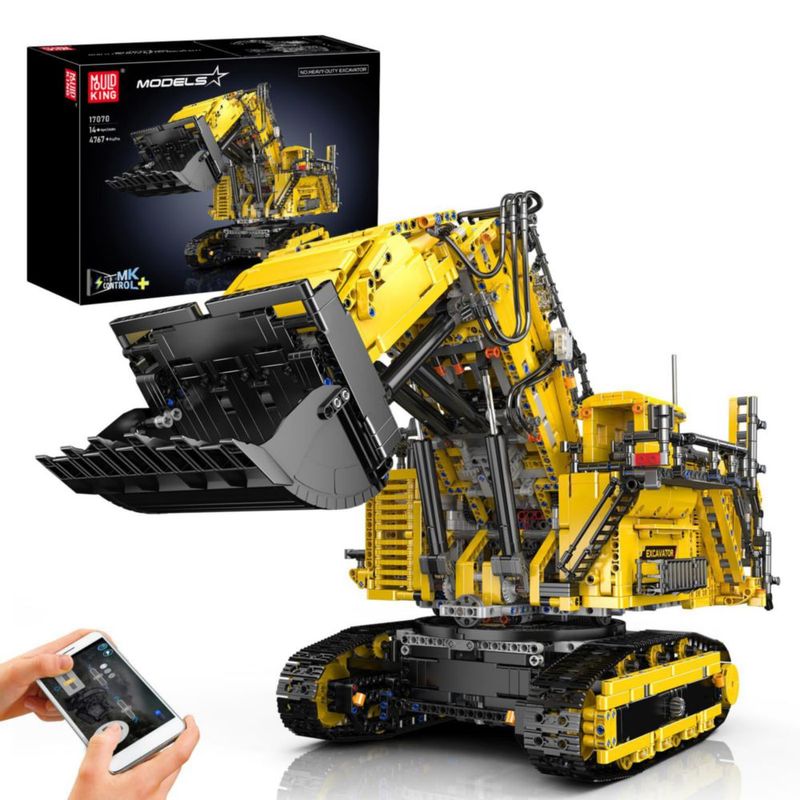 Kit de Construcción Mould King 17070 Excavadora RC 4767 piezas