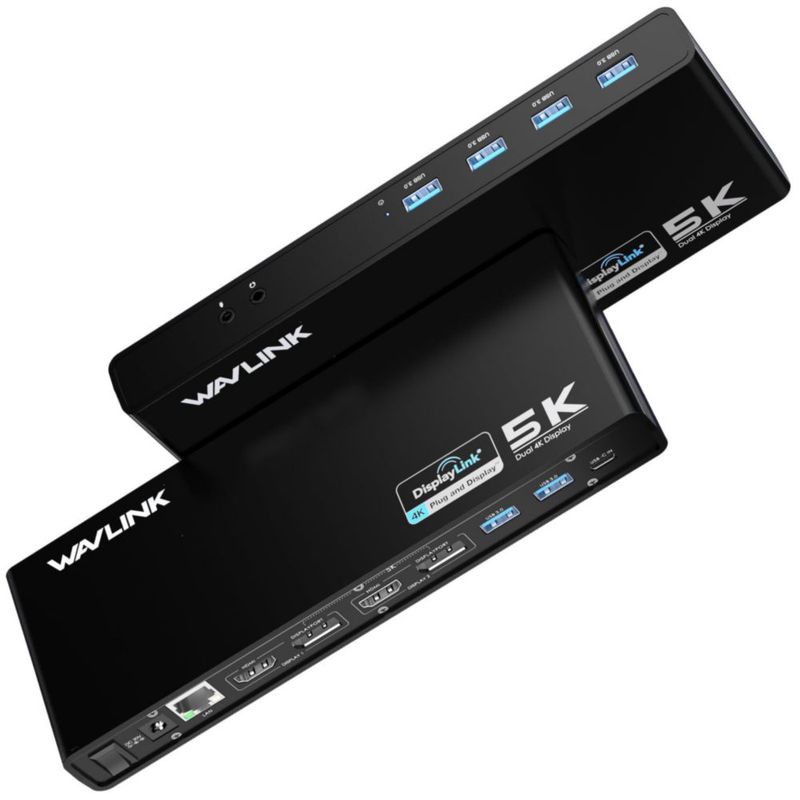 Estación de acoplamiento WAVLINK Dual 4K@60Hz USB 3.0