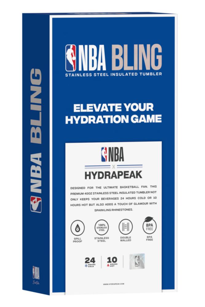 Vaso Térmico Hydrapeak Chicago Bulls 12 L con Detalle de Cristales