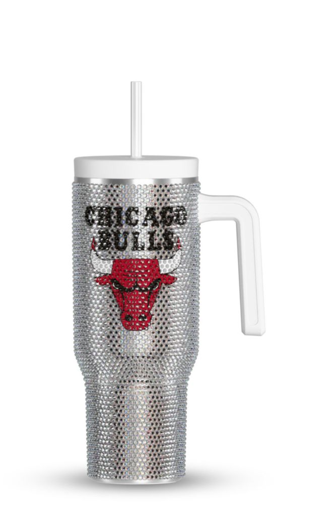Vaso Térmico Hydrapeak Chicago Bulls 12 L con Detalle de Cristales