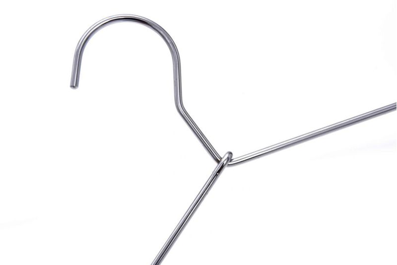 Perchas de ropa Quality Hangers 10 unidades con clips cromados