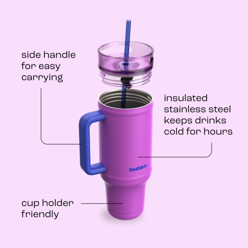 Vaso Bebible Bubba 12 L con Mango y Sorbete a Prueba de Fugas
