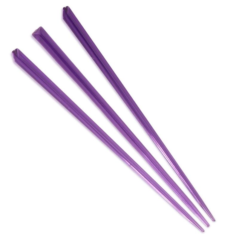 SKEWER BambooMN 114 cm Morado – Pack de 300 Pinchos Prisma Triangular