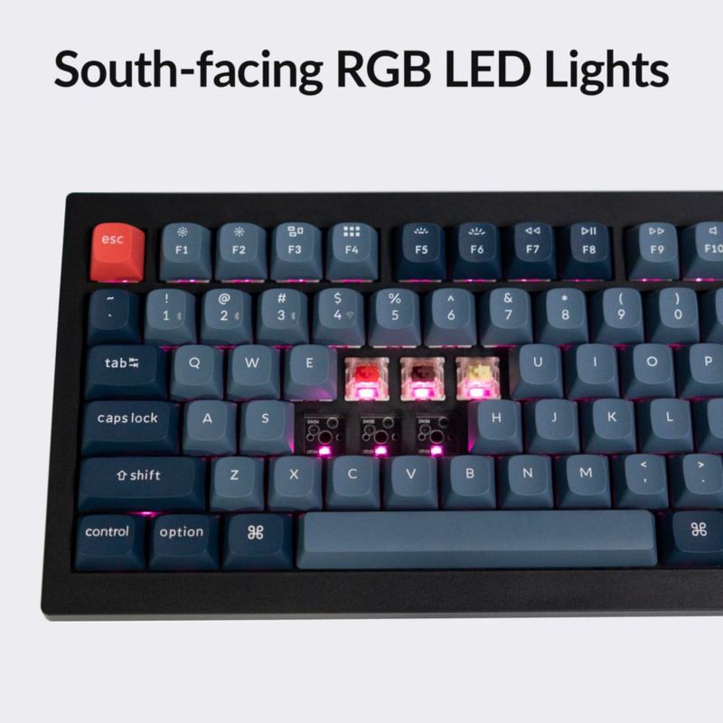Teclado mecánico Keychron V3 Max TKL inalámbrico RGB