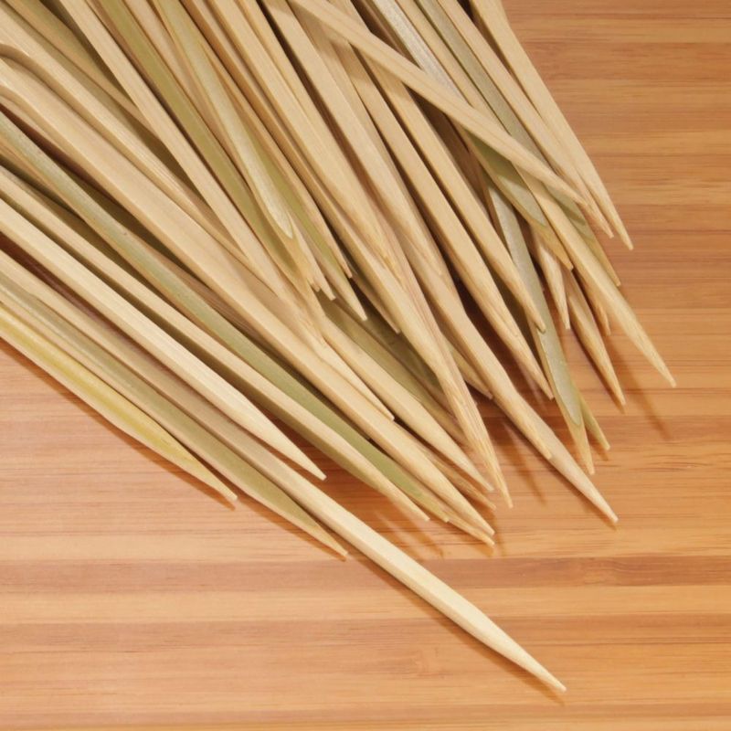 Pincho de bambú marcador de lácteos BambooMN 89 cm (paquete de 100)