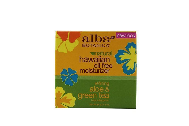 Crema hidratante Alba Botanica 85 g Aloe vera y té verde – paquete de 5 unidades